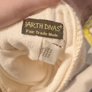 Earth Divas Cream Wool Hat